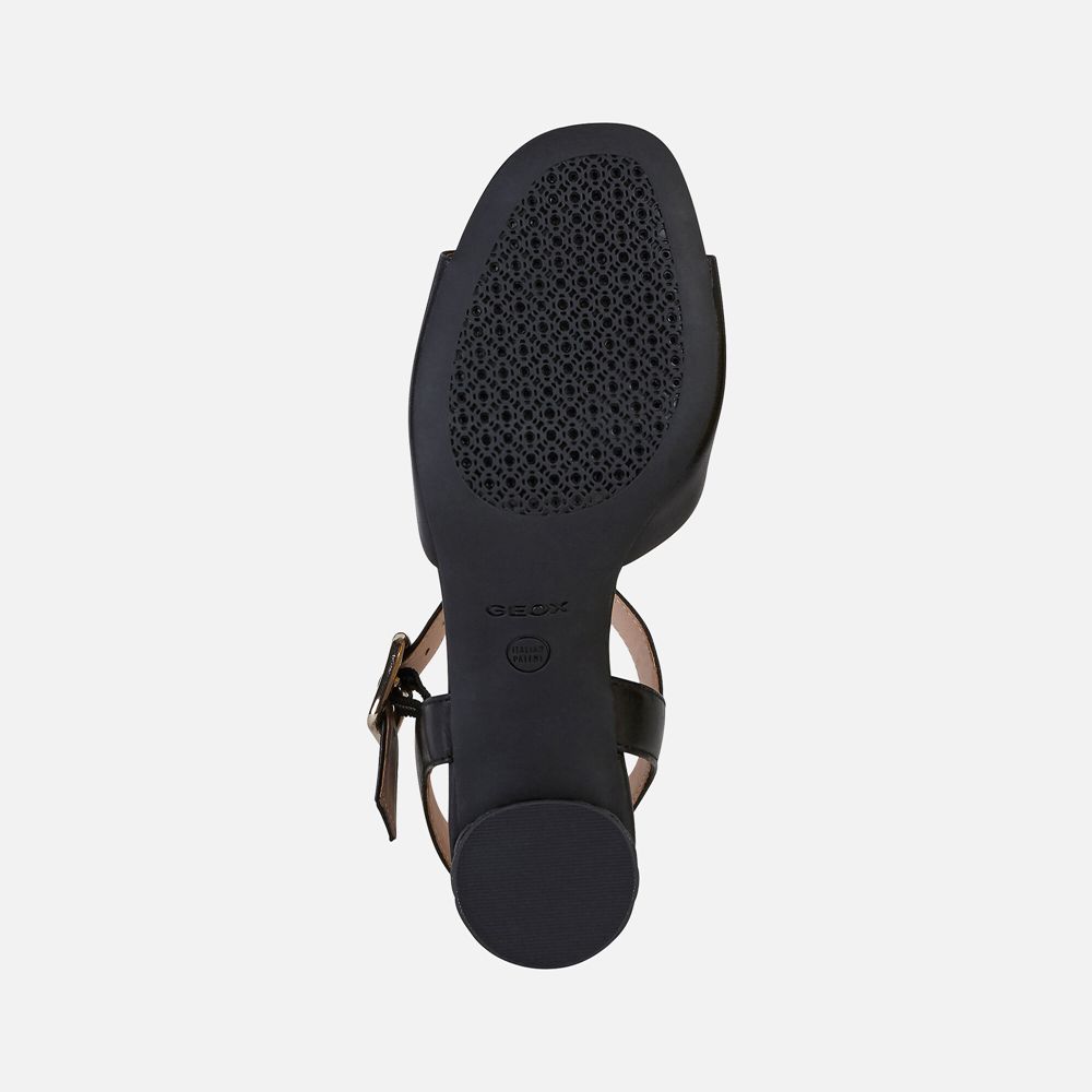 Geox Bayan Sandalet Siyah - Ortensia - HNC-025179